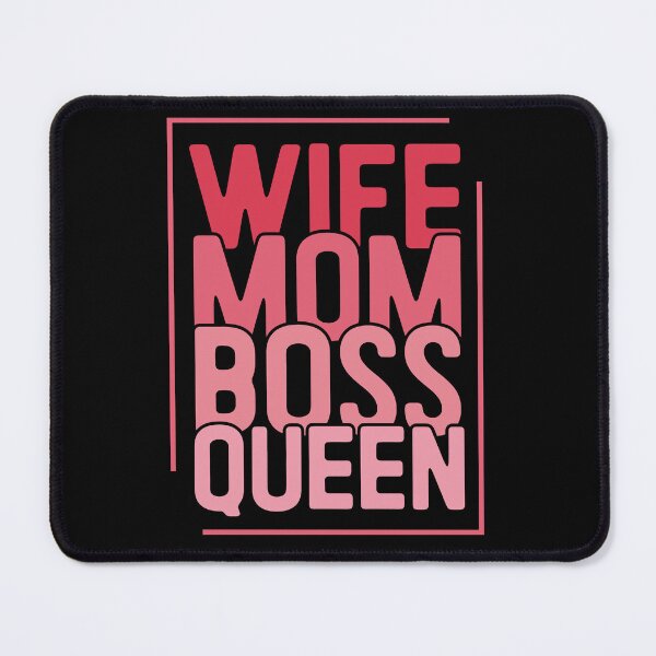 Item preview, Wife Mom Boss Queen Love You Mom You are the Best Mom Best Mother's Day Ever Gift Premium Apparel Funny Holiday Xmas designed and sold by DesignByHeartUK.