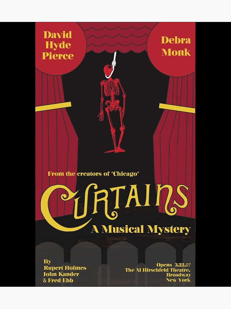 Discover Curtains The Musical Poster Racerback Premium Matte Vertical Poster