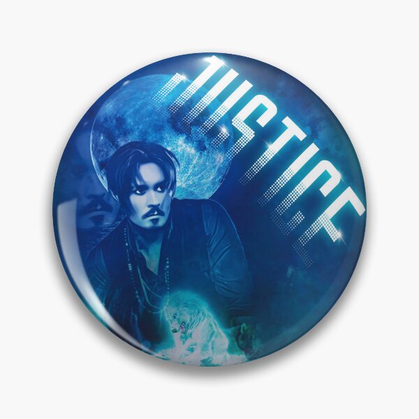 Item preview, Justice for Johnny Depp design featuring Wolves & full moon  designed and sold by MunsyArt.