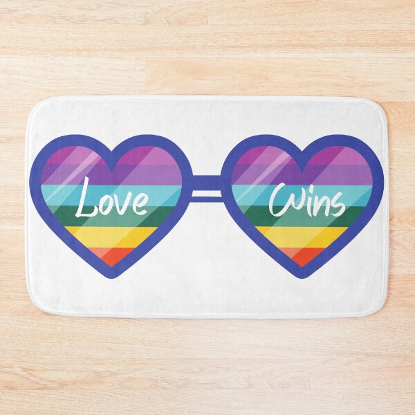 Item preview, Love Wins In My Eyes Rainbow Pride Sunglasses, Pride Allyship designed and sold by MamaSweetea.