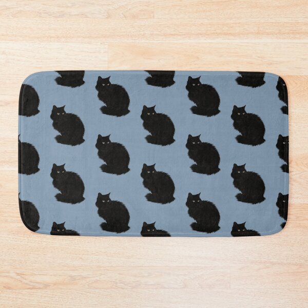 Item preview, Big Fluffy Black Cat  >^..^< designed and sold by bayberrygal.