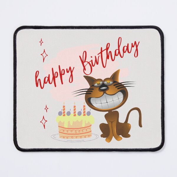 Item preview, Happy Birthday with Mr cat designed and sold by EMIPRINCESS.