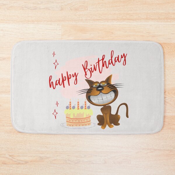 Item preview, Happy Birthday with Mr cat designed and sold by EMIPRINCESS.