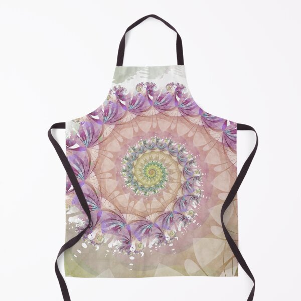 Item preview, Watercolor Fibonacci Spiral designed and sold by Kelly Dietrich Mandala & Fractal Art.