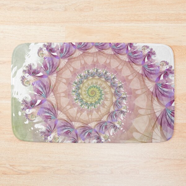 Item preview, Watercolor Fibonacci Spiral designed and sold by Kelly Dietrich Mandala & Fractal Art.
