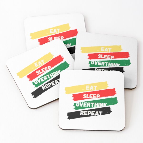 Item preview, eat sleep overthink repeat humor, funny Classical tshirt  designed and sold by m-m-rstore.