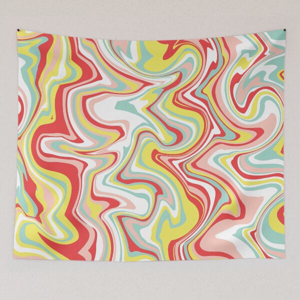 Item preview, Marbled Pattern ~ Refreshing Summer Palette designed and sold by Daniel Bevis Design.