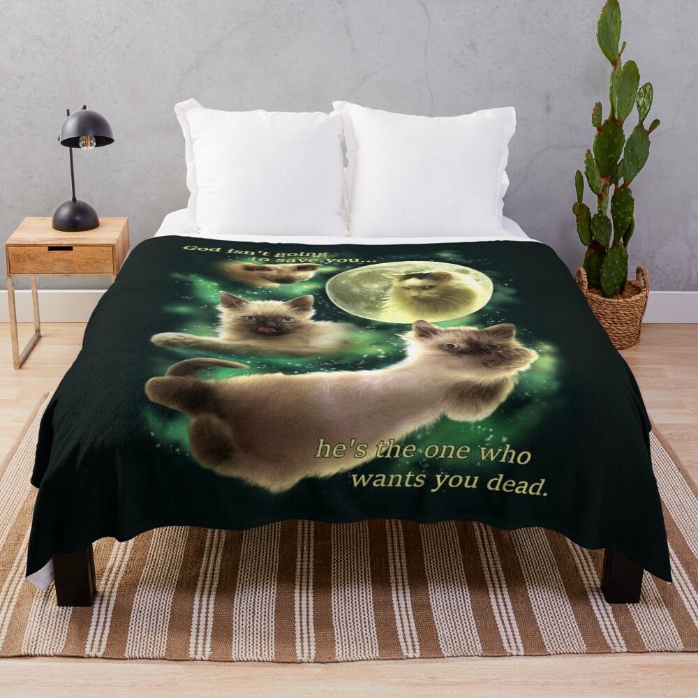 The Creation of Faucet Throw Blanket