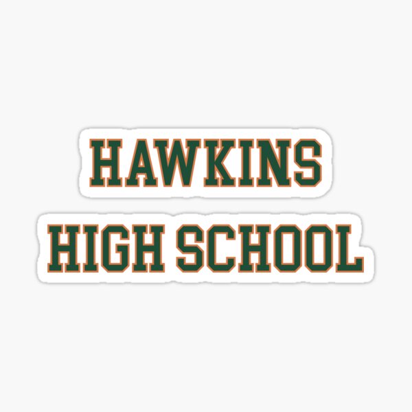 Amazon.com: Stranger Things 4 Hawkins High School White Logo T-Shirt :  Clothing, Shoes & Jewelry