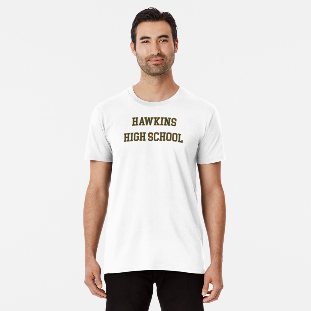 Stranger Things Hawkins High School T Shirt - Hotvero