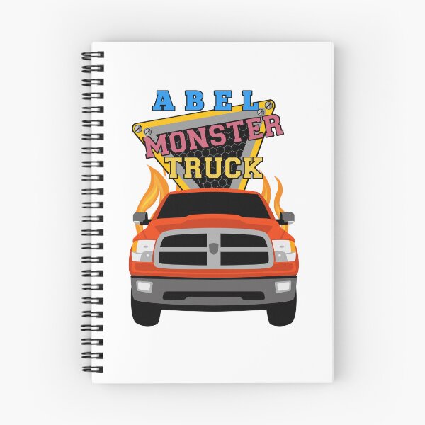 Item preview, Abel name with monster truck designed and sold by VINOSILVER.