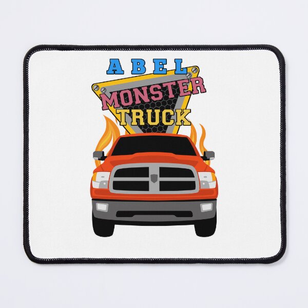 Item preview, Abel name with monster truck designed and sold by VINOSILVER.