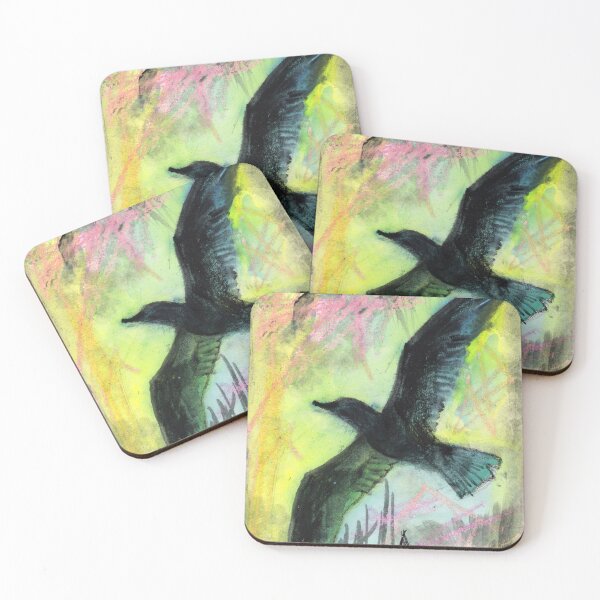 Item preview, Birds soaring upwards designed and sold by Visuddhi.