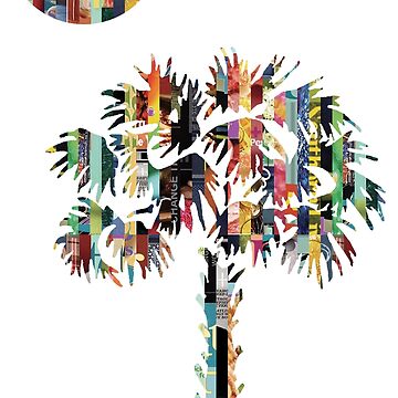 Artwork thumbnail, Palmetto and Crescent | South Carolina Emblem by traveleroama
