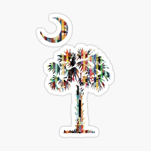 Item preview, Palmetto and Crescent | South Carolina Emblem designed and sold by traveleroama.