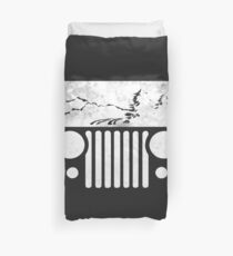 Adventuring CJ Jeep T-Shirt Duvet Cover