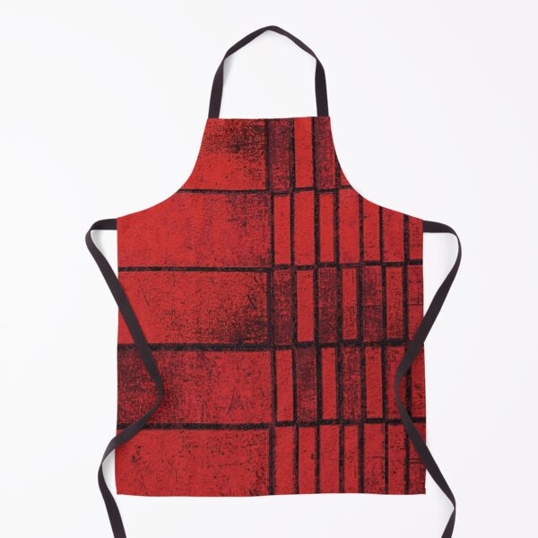 Item preview, Textured Red Geometric Abstract designed and sold by Pretty-Bird.