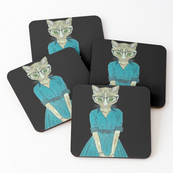 Item preview, Hipster Calico Cat designed and sold by tees-n-treats.