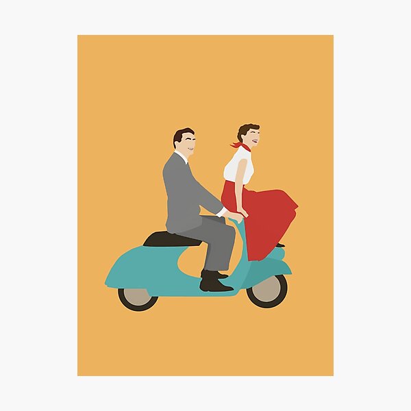 Roman Holiday without text Photographic Print