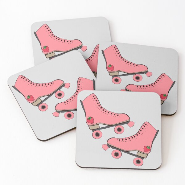 Item preview, Strawberry Quad Roller Skates designed and sold by Pink Ribbon.