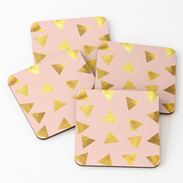 Item preview, Gold triangle pink designed and sold by susycosta.