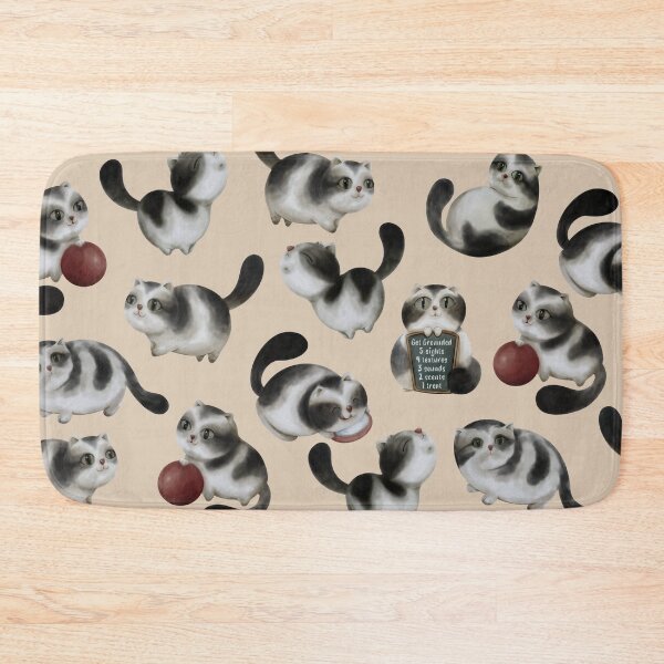 Item preview, Wise Mind Wise Cats: Overwhelmed? Stop and ground. Mindfulness using the five senses, grounding technique. You will get through this, you are worthy and deserving of care. designed and sold by Orianah.