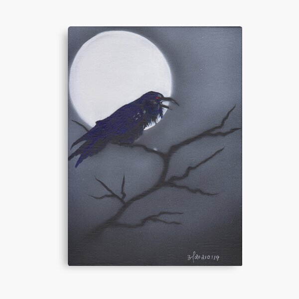 Raven Canvas Print