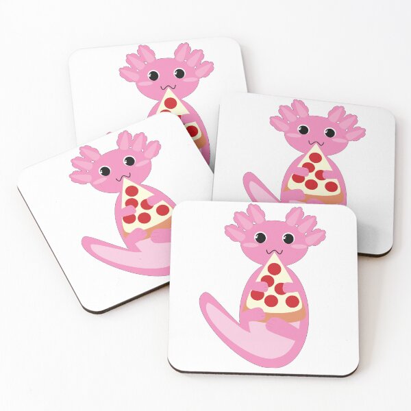 Item preview, Snaxolotl, Axolotl Eating Pizza designed and sold by mamahellfire31.