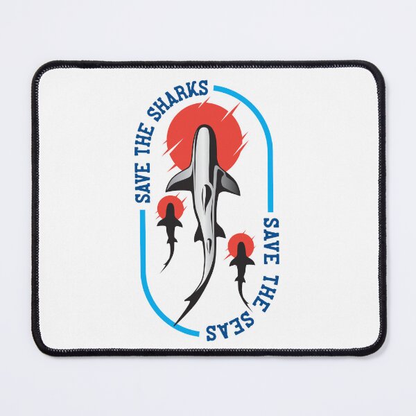 Item preview, Save The Sharks, Save the Seas designed and sold by blackdogshop.