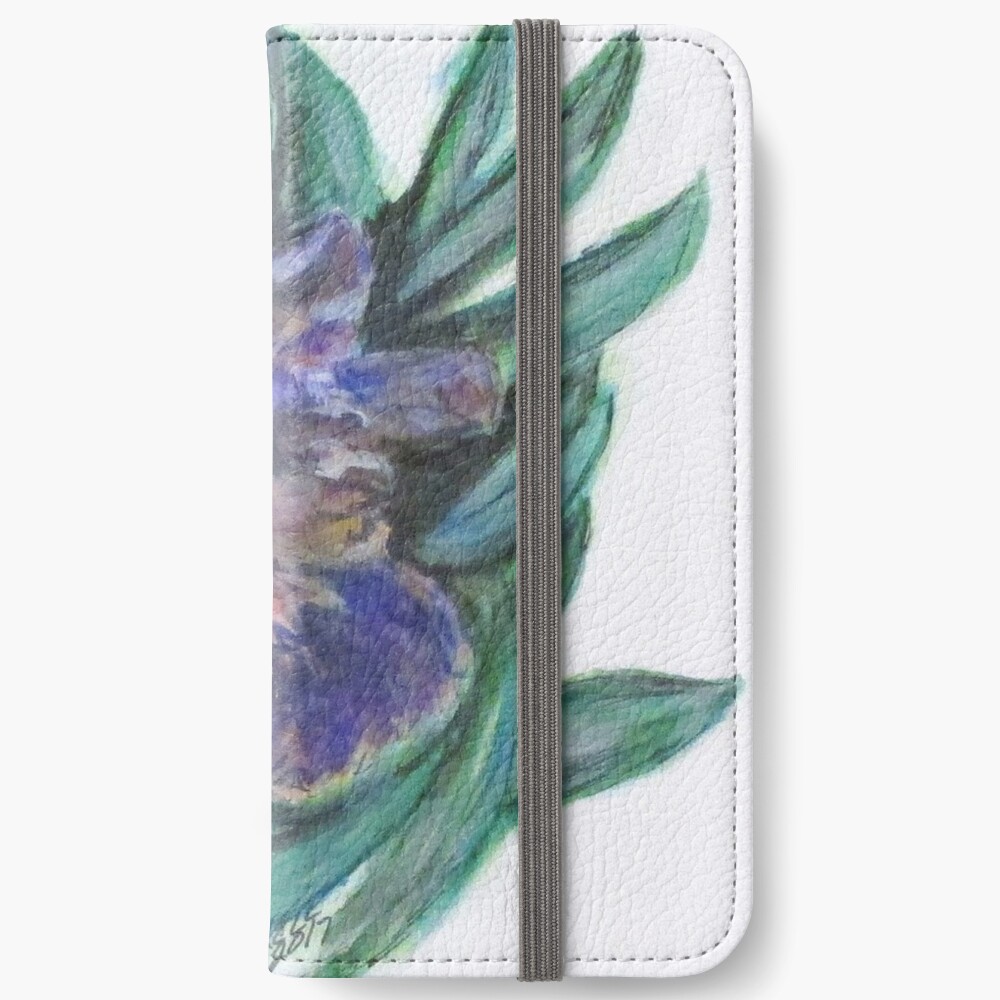 Spring Iris Bloom iPhone Wallet
