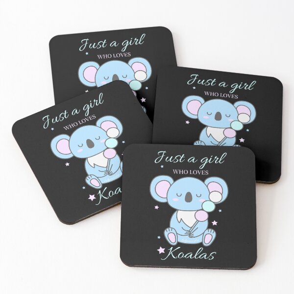 Item preview, Just a girl who loves koalas - Pastel  designed and sold by LukjanovArt.