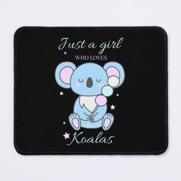 Item preview, Just a girl who loves koalas - Pastel designed and sold by LukjanovArt.