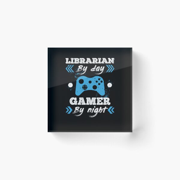 Item preview, Librarian By Day Gamer By Night for Best Librarian designed and sold by SVPOD.