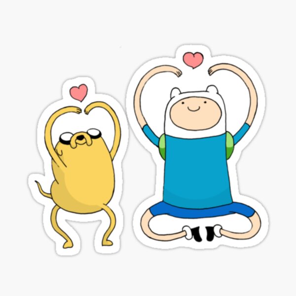 Vista previa del artículo con la obra «lindo finn y jake - hora de aventura», diseñado y vendido por illuminartt.