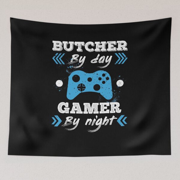 Item preview, Butcher By Day Gamer By Night for Best Butcher designed and sold by SVPOD.
