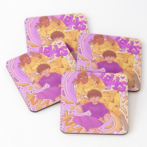 Item preview, Lewis Hamilton & Yuki Tsunoda Color Pop designed and sold by ametherese.