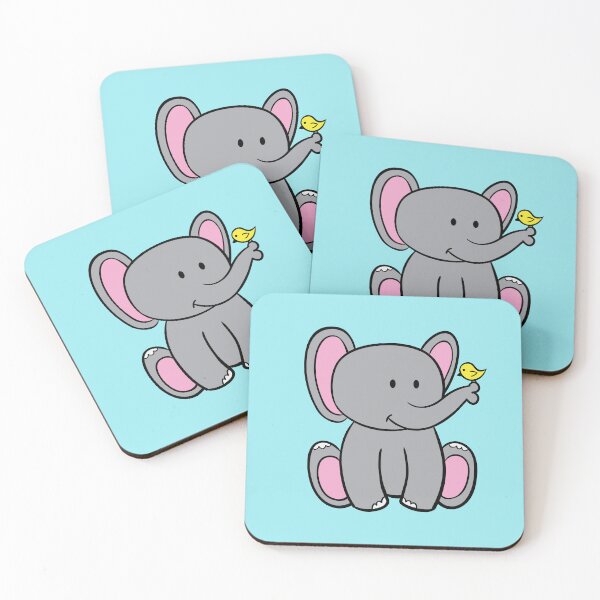 Item preview, Elephant and Bird designed and sold by heathercashart.