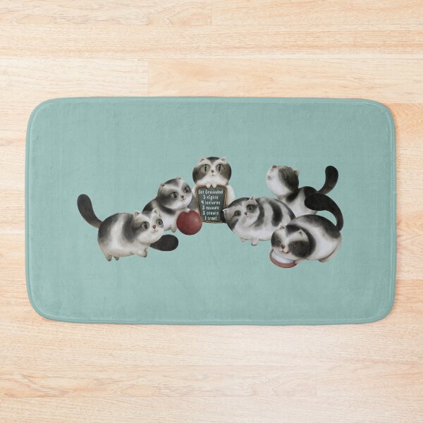 Item preview, Wise Mind Wise Cats: Overwhelmed? Stop and ground. Mindfulness using the five senses, grounding technique. You will get through this, you are worthy and deserving of care. designed and sold by Orianah.