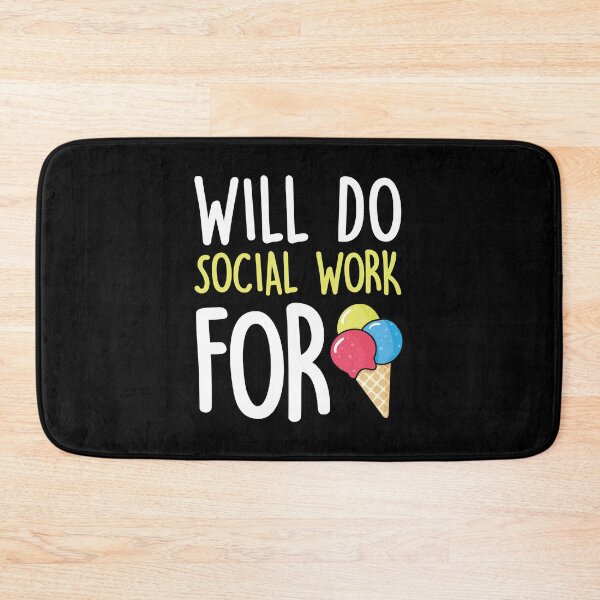 Item preview, Will Do Social Work For Ice Cream designed and sold by Dufawa.