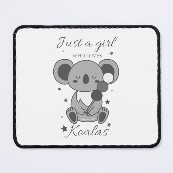 Item preview, Just a girl who loves koalas ? designed and sold by LukjanovArt.