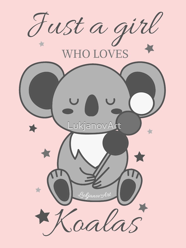 Just a Girl Who Loves Koalas Funny Koala Girl Tapestry - Textile