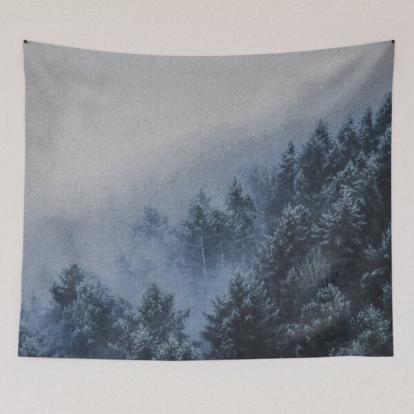 Item preview, Misty Forest Drawing, Dark Green Misty forest, Misty Green Forest Aesthetic, Foggy Misty Green Forest Aesthetic designed and sold by Paintcorner.