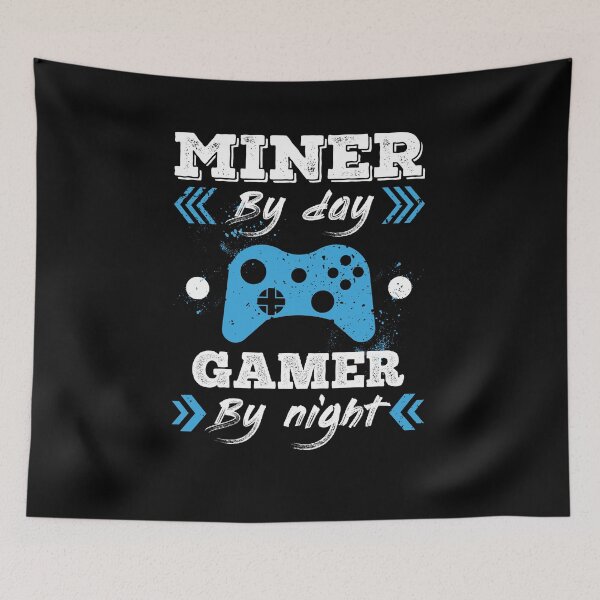 Item preview, Miner By Day Gamer By Night for Best Miner designed and sold by SVPOD.