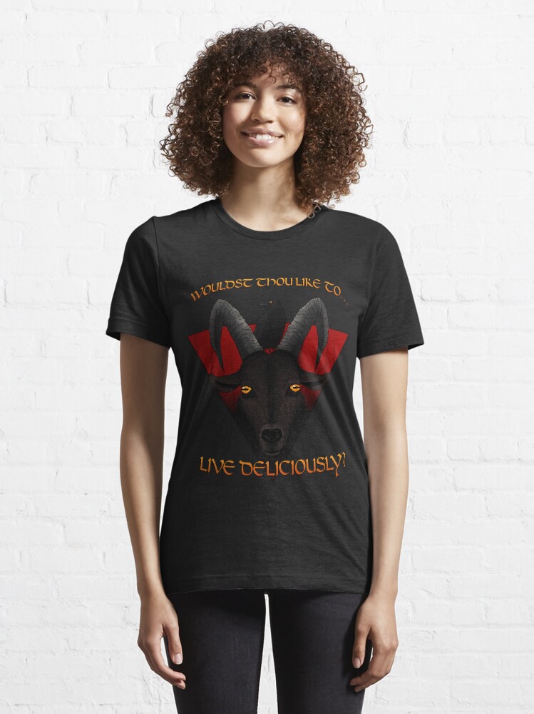 Alternate view of Black Phillip - Wouldst thou like to live deliciously? Essential T-Shirt