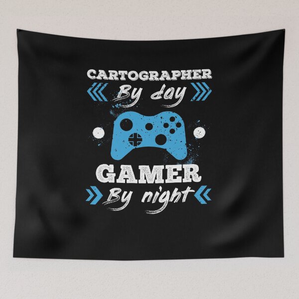 Item preview, Cartographer By Day Gamer By Night for Best Cartographer designed and sold by SVPOD.
