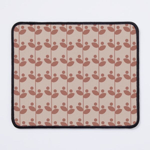 Item preview, Cute Minimalist Retro Leaves Pattern, Mid Century Modern Leaves Light & Dark Muted Orange designed and sold by scorpiolane.