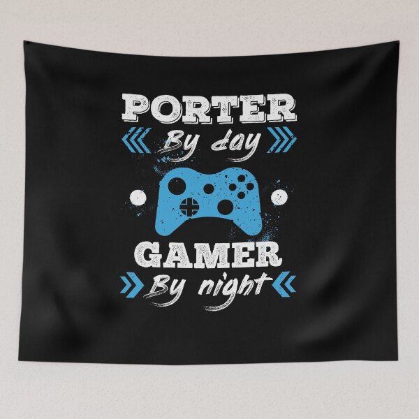 Item preview, Porter By Day Gamer By Night for Best Porter designed and sold by SVPOD.