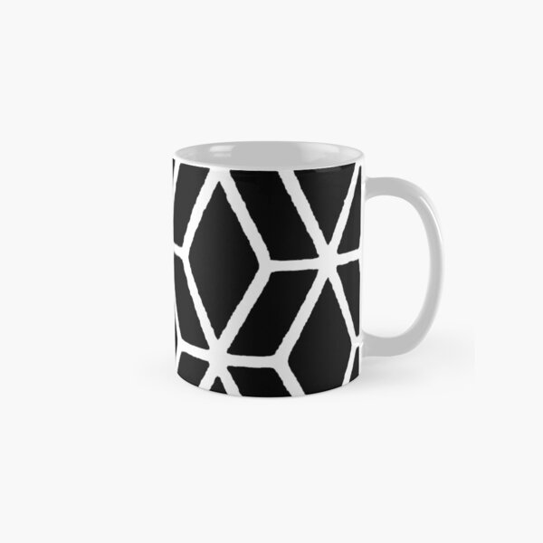 Item preview, BLACK AND WHITE LINES AND INTERSECTIONS PATTERN designed and sold by Overthetopsm.