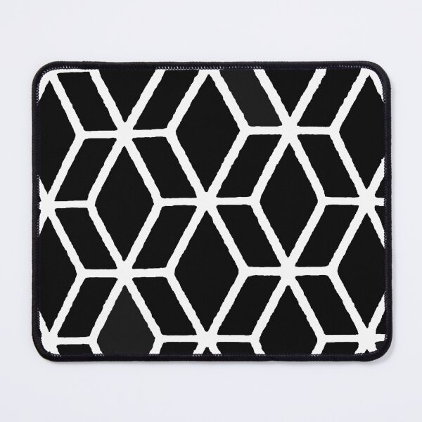 Item preview, BLACK AND WHITE LINES AND INTERSECTIONS PATTERN designed and sold by Overthetopsm.