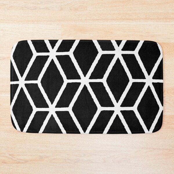 Item preview, BLACK AND WHITE LINES AND INTERSECTIONS PATTERN designed and sold by Overthetopsm.